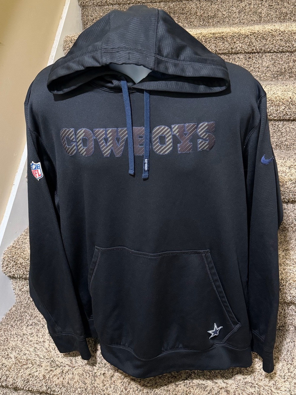 Nike NFL therma-fit *Dallas Cowboys* soft athletic hoodie sweatshirt - mens XXL